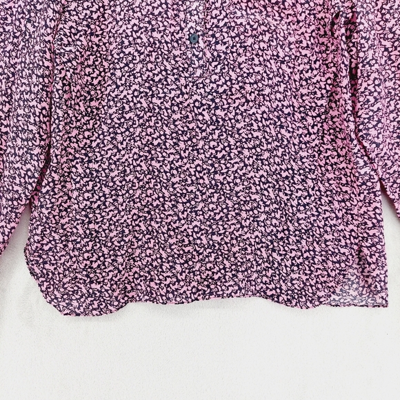 Jason Wu GREY Pink Floral Silk Designer Bblouse P934 - Picture 2 of 8